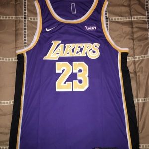 LA Lakers LeBron Swingman Jersey Statement Edition